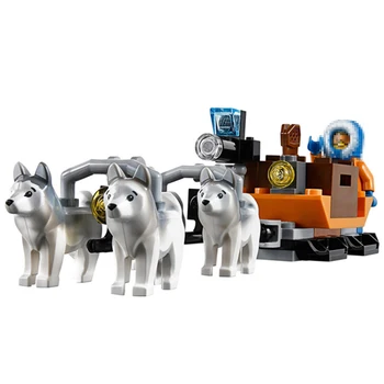 

Arctic Helicrane CITY Set Helicopter Husky compatible building block toys for Children dropshipping