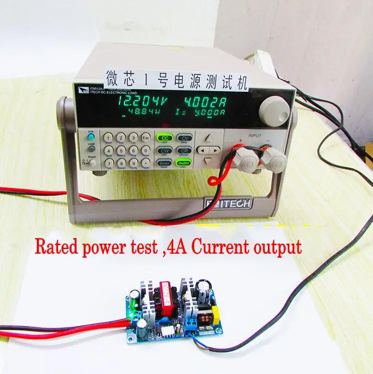 Импульсный источник питания переменного тока в постоянный 110 В 220 В до 12 В 4A 50 Вт Макс. 6А светодиодный модуль источника питания