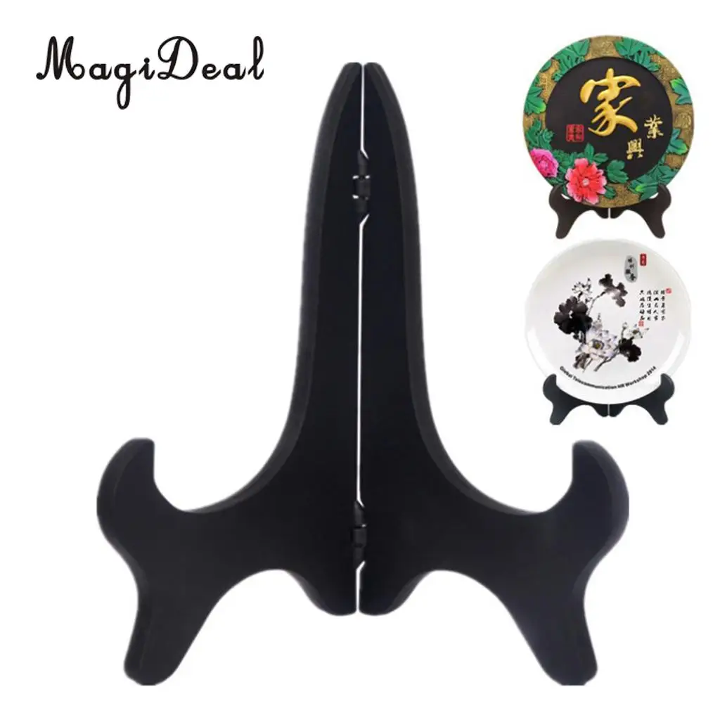 4'' 6'' 7'' 8'' 9'' 10'' 11'' Foldable Easel Stand Dish Plate Plate Photo Picture Book Display Rack Holder