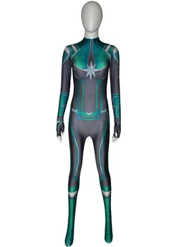 

Ms Marvel Superhero Costume halloween Bodysuit Captain Marvel Ms Marvel Carol Danvers Cosplay Costume