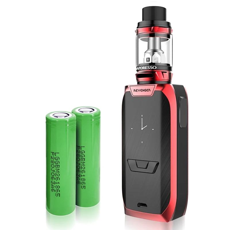 

Authentic Vaporesso Revenger Kit - Red with 2600mAh Atomizer NRG 5ml Tank GT4 Core 0.15ohm Coil