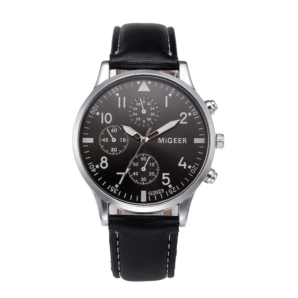 

Fashion Design Leather Retro Design Leather Band Analog Alloy Quartz Wrist Watch relogio masculino feminino reloj mujer watch