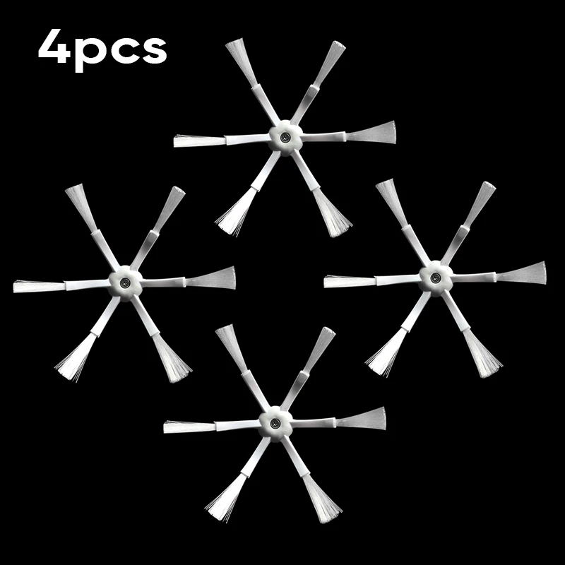 

6 Arms Side Brushes Spare Dust Cleaning Vacuum Cleaner Parts Replacement Accessories 4pcs For Xiaomi S50 S51 S55