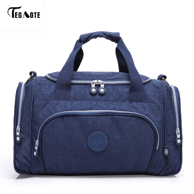 Sacs à main femme TEGAOTE sac de voyage Wonens célèbre marque Bolsas Feminia Nylon bagages voyage sac de voyage femmes épaule fourre-tout décontracté