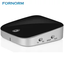 FORNORM 2 в 1 Беспроводной Bluetooth аудио передатчик приемник Музыка периферийное устройство со стерео-разъемом переходника Поддержка для дома стерео Системы ТВ