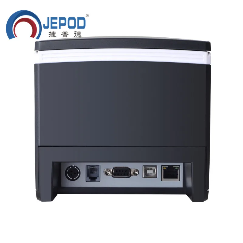 Новинка! JEPOD XP-N260H 260 мм/сек. высокоскоростной Термальный чековый принтер USB+ LAN+ серийный автоматический резак 80 мм принтер для pos-системы