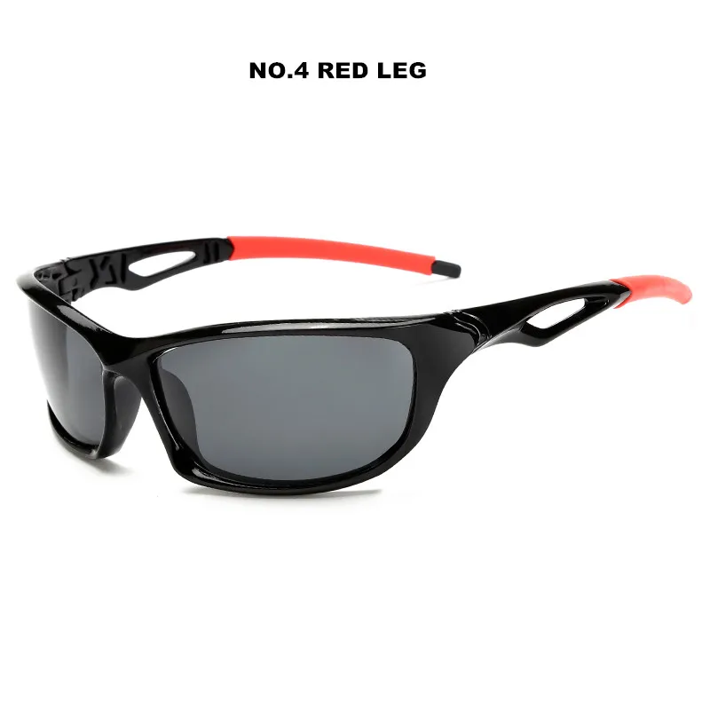 Брендовые дизайнерские мужские уличные поляризованные очки Новое поступление спортивные GogglePolarized солнцезащитные очки мужские очки высокого качества - Цвет линз: Серый