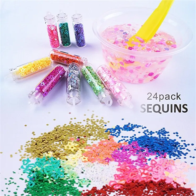 Bola de Espuma Macia das Crianças Pacote Slime Suprimentos Fazendo Kit Encantos Plana Contas Coloridas Pérola Cerâmica Faça Você Mesmo Artesanato Presente 60 5 slime plana contas coloridas pérola bola de