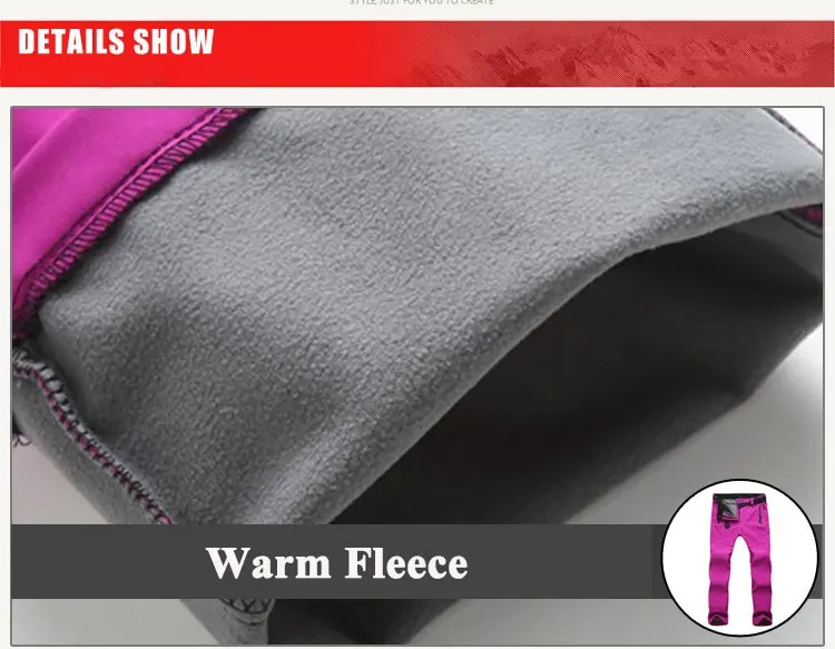 Inverno dos Homens para Mulheres Calças de Acampamento ao ar Livre à Prova Vento à Prova Água para Trekking Facecozy Velo Quente Caminhadas Dwindproof Esqui Pantlon 10 Facecozy inverno dos homens das mulheres velo