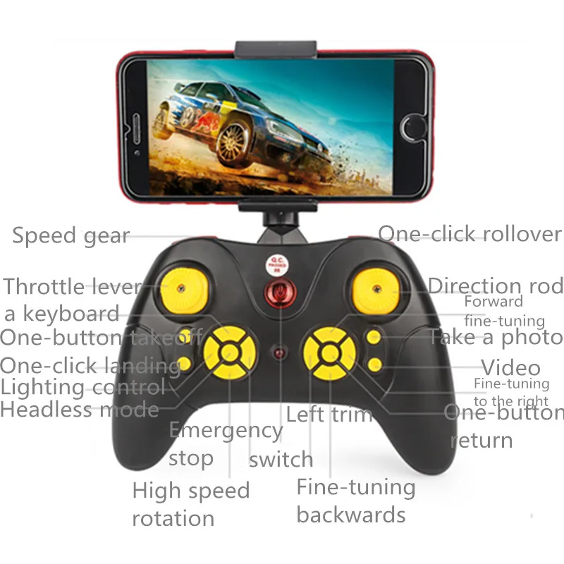 Fvp Дрон с камерой mini x pro 4k гоночный вертолет пульт управления квадрокоптером HD для