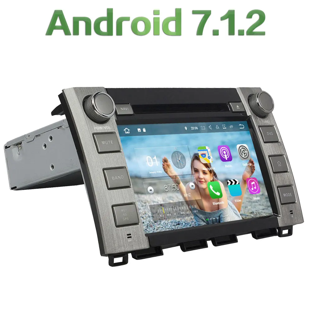 Android 7 1 2 Quad Core 2GB RAM MP3 Player font b Bluetooth b font Car