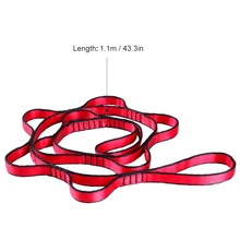 1,1 м Йога первосортная веревка фитнес-тренажер прыжок стрейч Йога ремень качели гамак удлинитель для анти-гравитации Йога-гамак