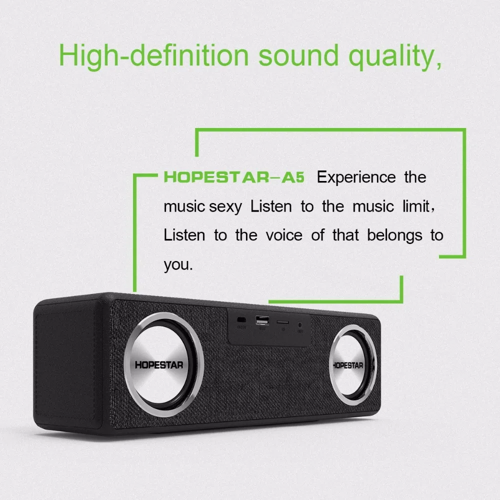 HOPESTAR A5 EStgoSZ HiFi беспроводной bluetooth динамик водонепроницаемый наружный басовый
