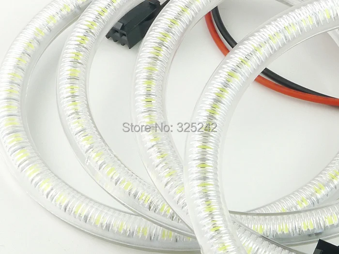 For Perodua Alza 2009 2010 2011 2012 2013 2014 2015 Excellent Ultra bright illumination smd led Angel Eyes Halo Ring kit 17 smd led angel eyes for Perodua Alza 2009-UP(9)
