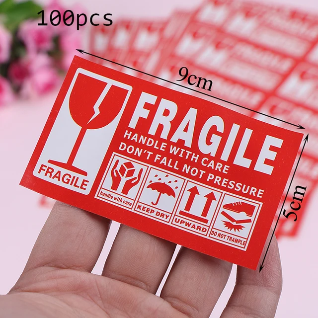 Buy 40/50/100/240pcs/lot Fragile Warning