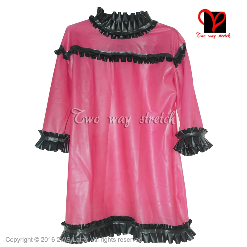 764 Latex Rubber Gummi Jacket Cape Coat dress catsuit customized 0.4mm outerwear