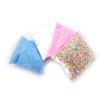 

1 Pack 2.5-3.5mm Slime Balls Small Tiny Foam Beads DIY Snow Mud Particles Accessories For Floam Filler For DIY Supplies