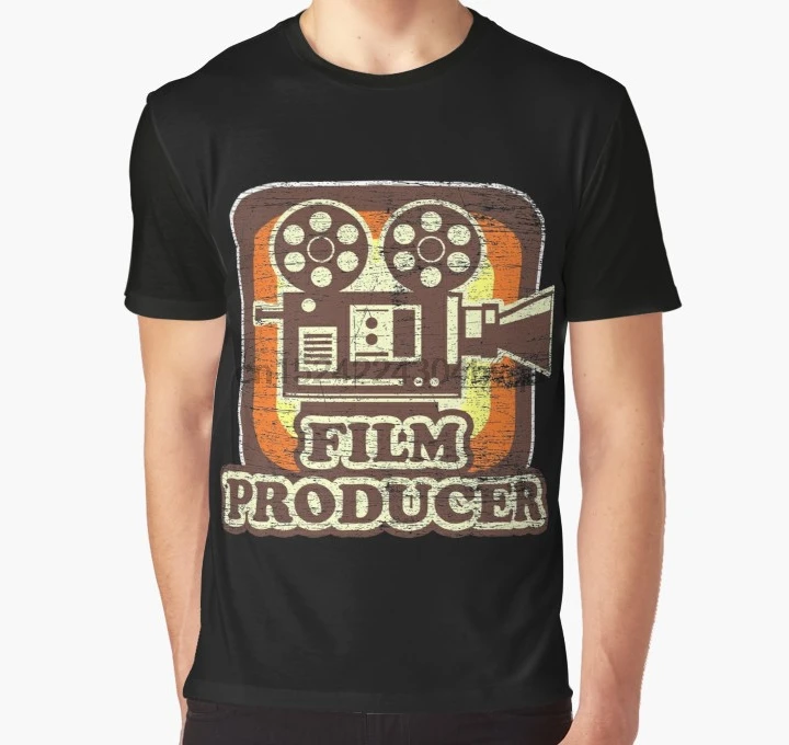 All Over Print 3D Tshirt Men Funny T Shirt Film producer director Full Big print Graphic T-Shirt | Мужская одежда