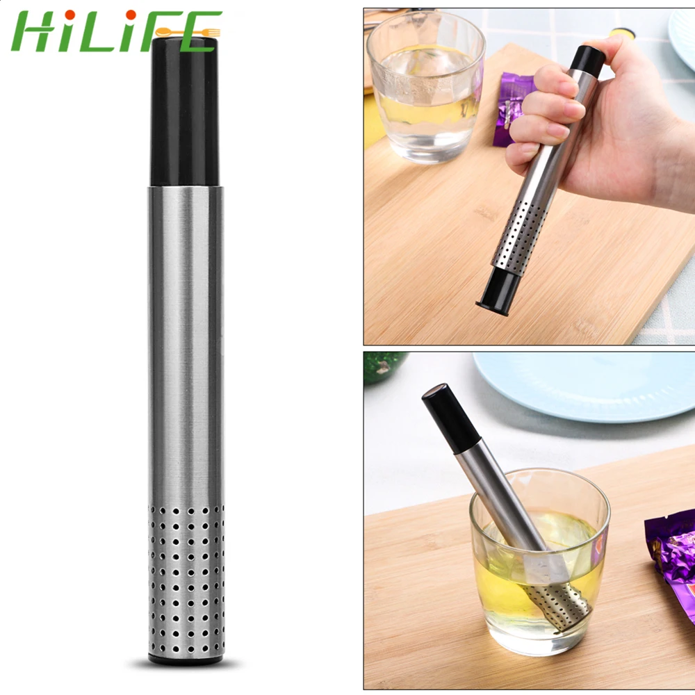 

HILIFE Tea Infuser Strainer Filter Stainless Steel Coffee Loose Leaf Herbal Holder Reusable Tea Stick Teapot Spices Soup Tools