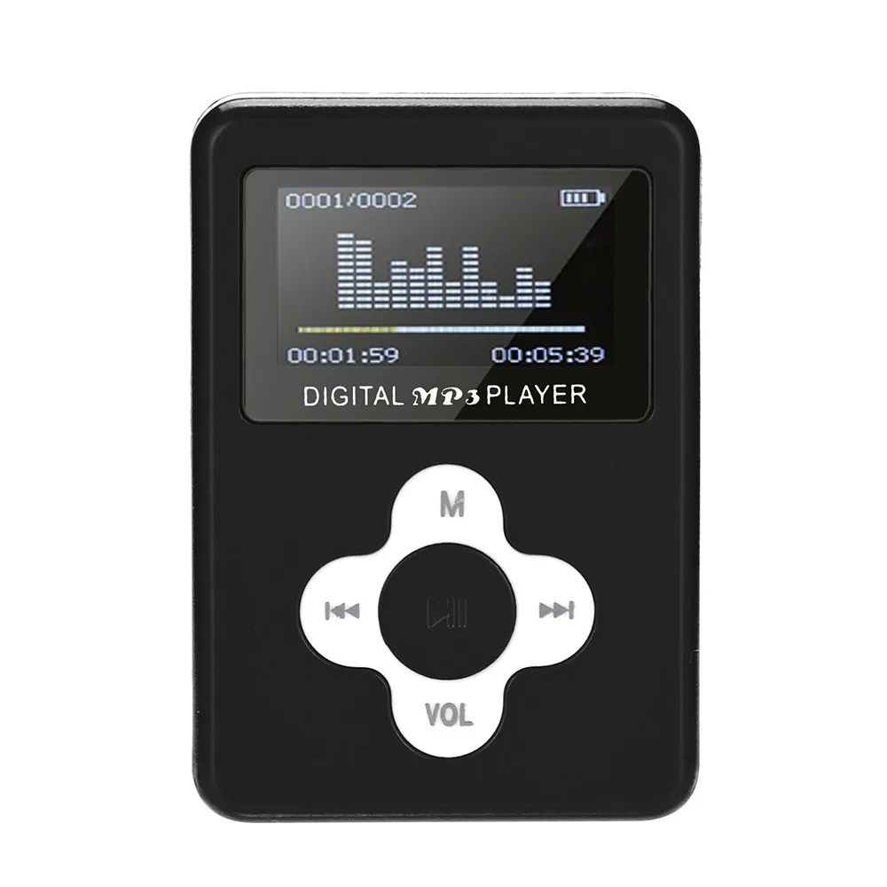 USB мини MP3 плеер с ЖК экраном и поддержкой карты Micro SD TF 32 ГБ|MP3-плееры| |