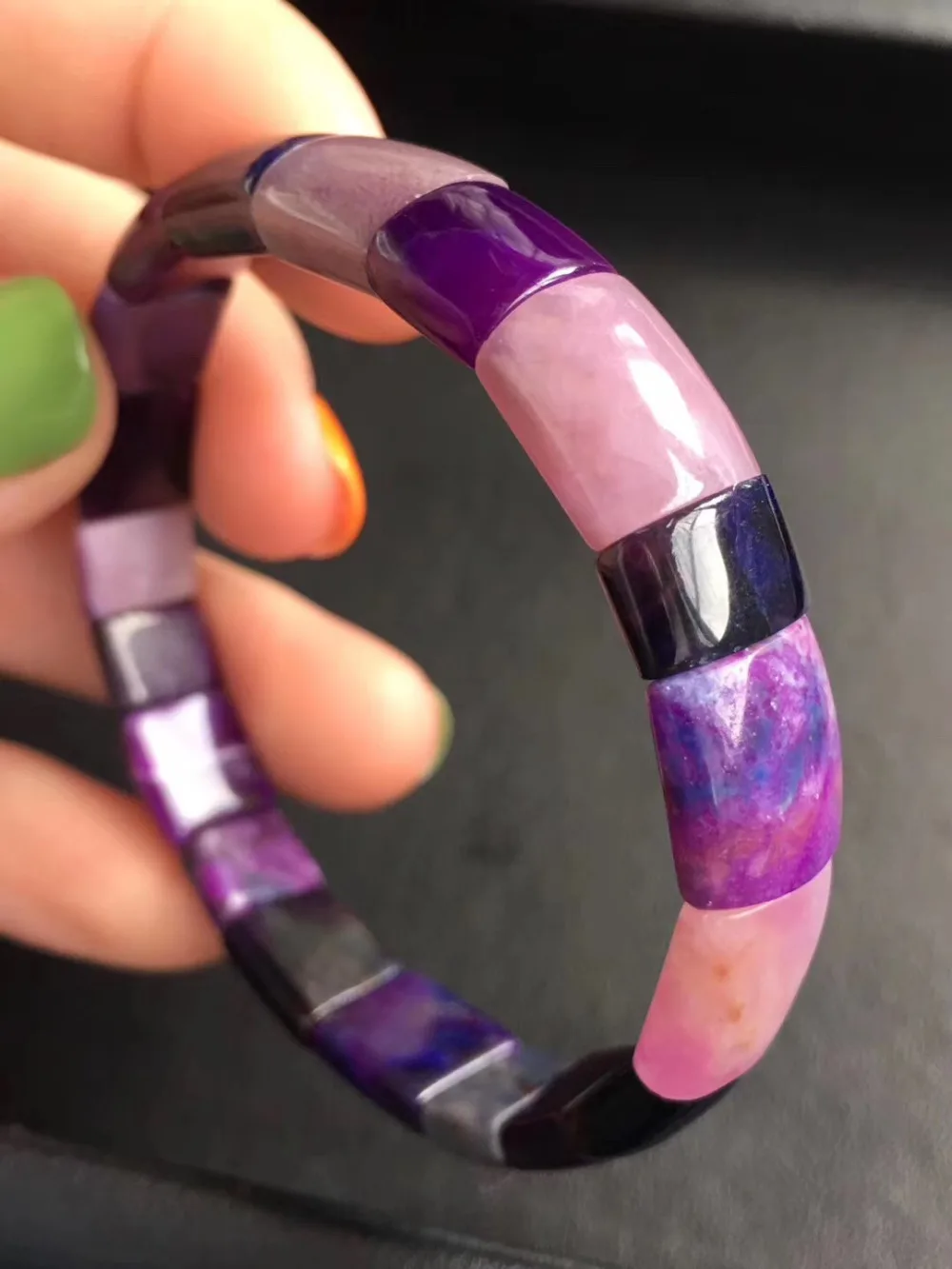 Natural Purple Sugilite Bracelet (1)