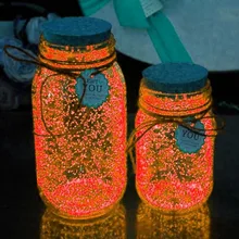10 г Светящиеся вечерние DIY яркие светится в темноте краска собственного приготовления звезда Желая бутылка безрадиационный Флуоресцентный порошок ногтей блестящие игрушки
