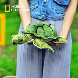 National Geographic супер черепаха зеленая плюшевая кукла супер мягкие и kawaii мягкие черепаха для ребенка