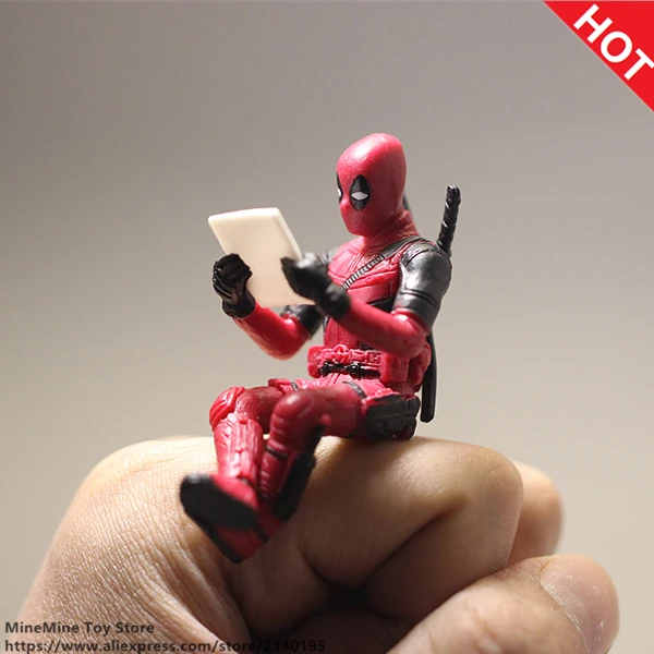 

Marvel Black Panther DEADPOOL Action Figure 3 styles Computer Partner X-man Infinity War Mini Doll Collection Figurine Kids Toys