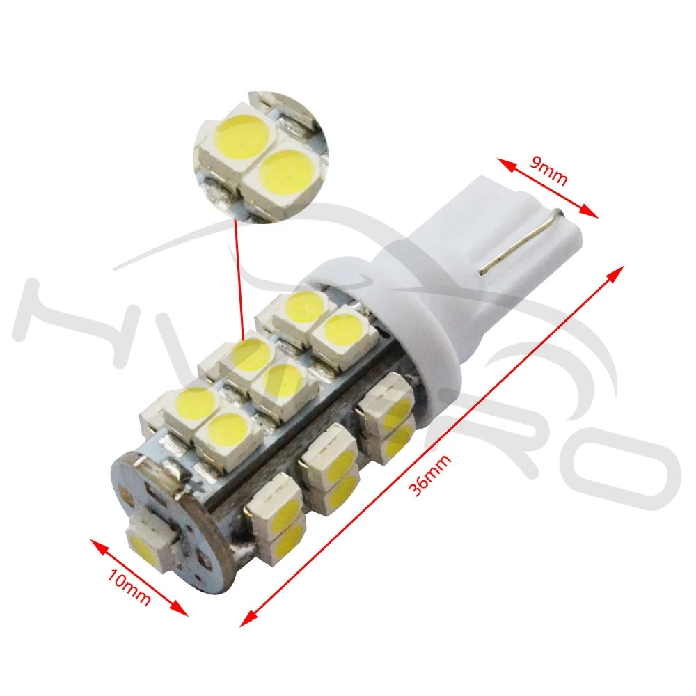 Новые белые красные синие Внутренние огни 10 шт 25smd 25 Smd лампы 1210 3528 Автомобильные светодиодные лампы 921 194 168 лампы оптом