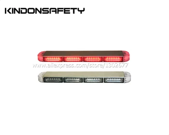 

Free shipping! CE approved 560mm mini LED warning strobe lightbar, amber white purple, 54pcs LEDs, multivolt/dual volt 9-30VDC