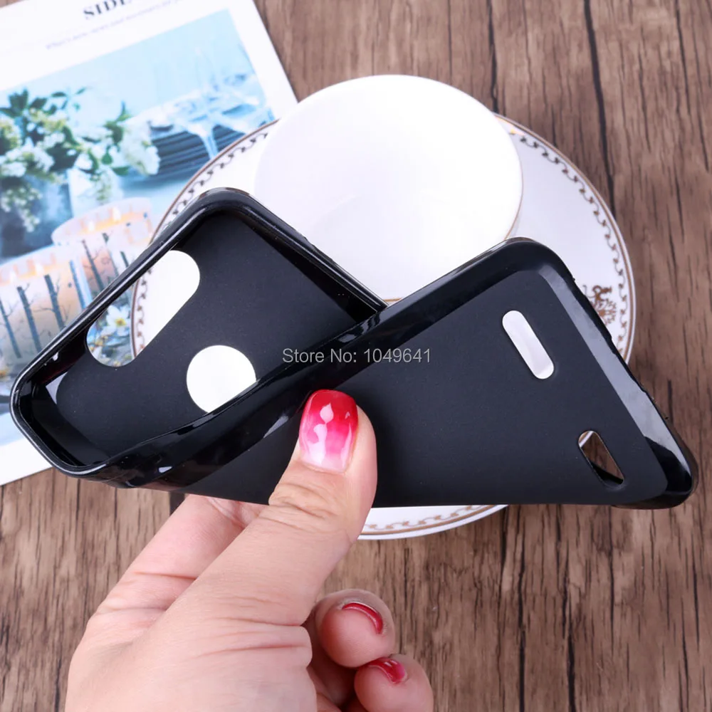ZTE1310_2_High Quality Pudding Anti Skid Soft Silicone TPU Protection Case for ZTE Blade V8 Mini
