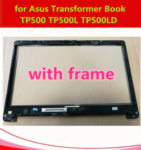 

100/test NEW For Asus 15.6" TP500/TP500L/TP500LN touch screen digitizer glass replacement with bezel FP TPAY15611A