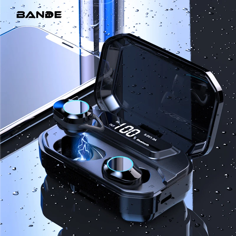 

The Latest X6 LED Display Wireless Bluetooth Earphone Touch Contral Wireless Earbuds With 3300mAh Charging Box For Smart Phone