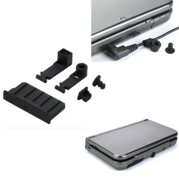 

Silicone Dust Proof Prevent Plug Cover Mesh Earphone Jack Stopper Pack Dustproof Kit Anti-Dust for New 3DS 3DSLL 3DSXL 2DS