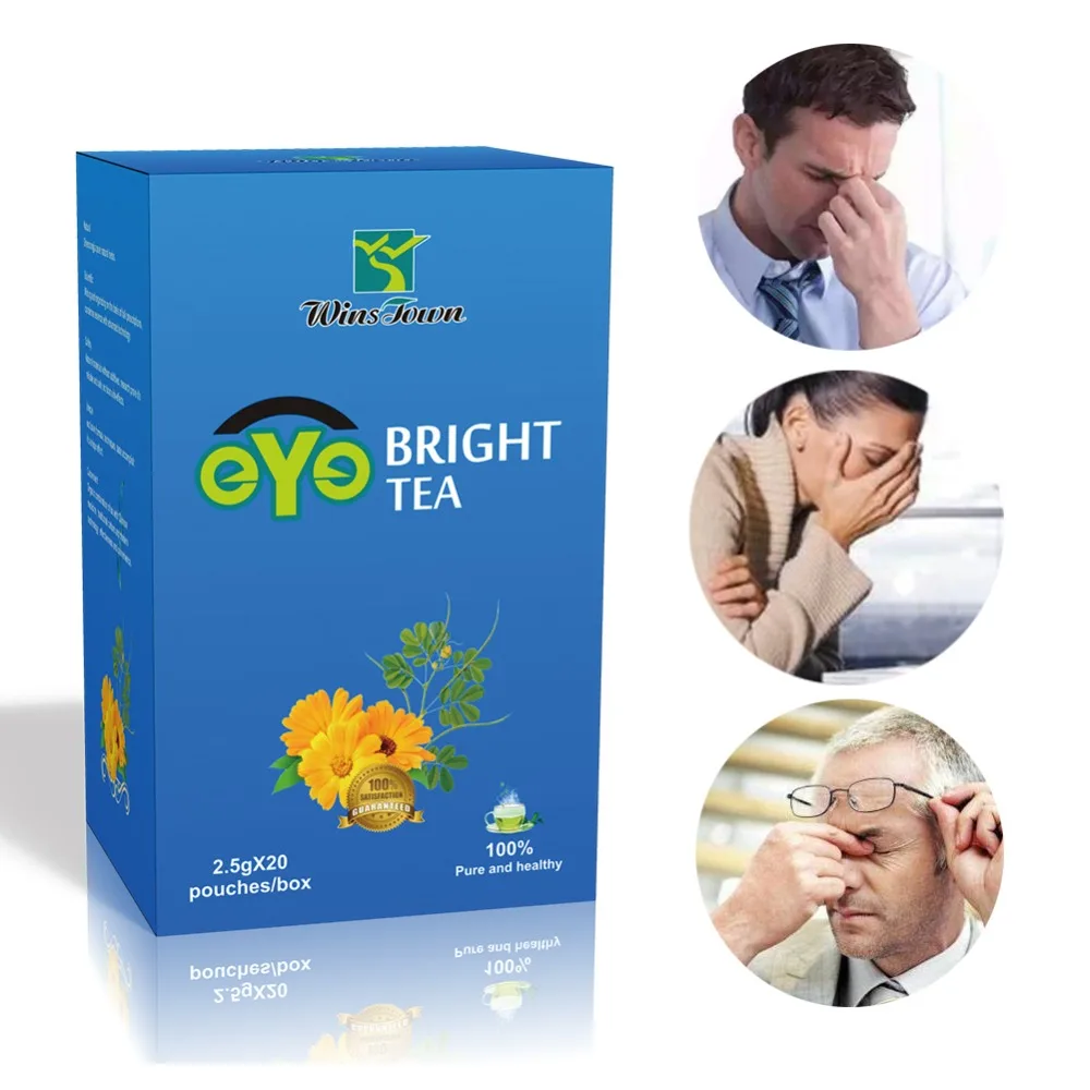 Hot Effective 20 Teabags Chrysanthemum Medlar Cassia Seed Eye Bright Natural Herbal Health Personal Care Tea