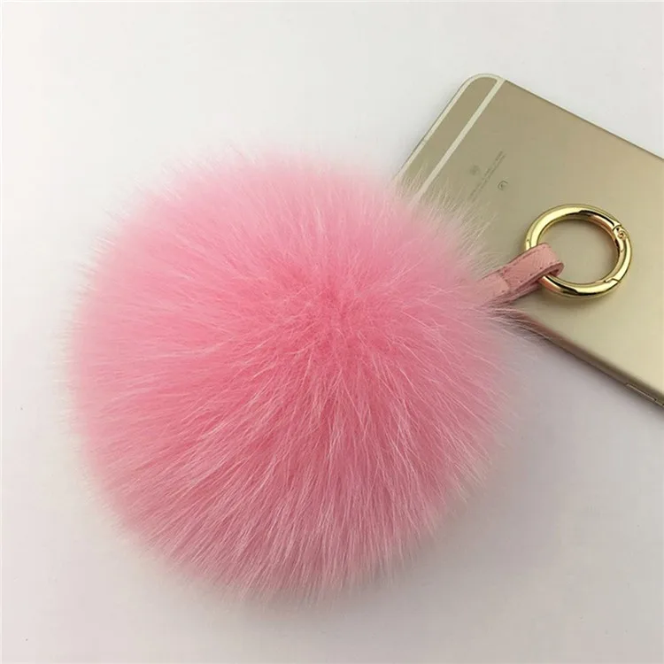 Fashion-11-Colors-10cm-Fox-Fur-Ball-Keychain-Fur-Pompons-Keychain-Keyring-Llavero-Pom-Pom-Keychain (4)