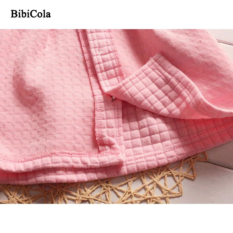 Комплекты одежды для маленьких девочек BibiCola детский топ на весну и осень + штаны в