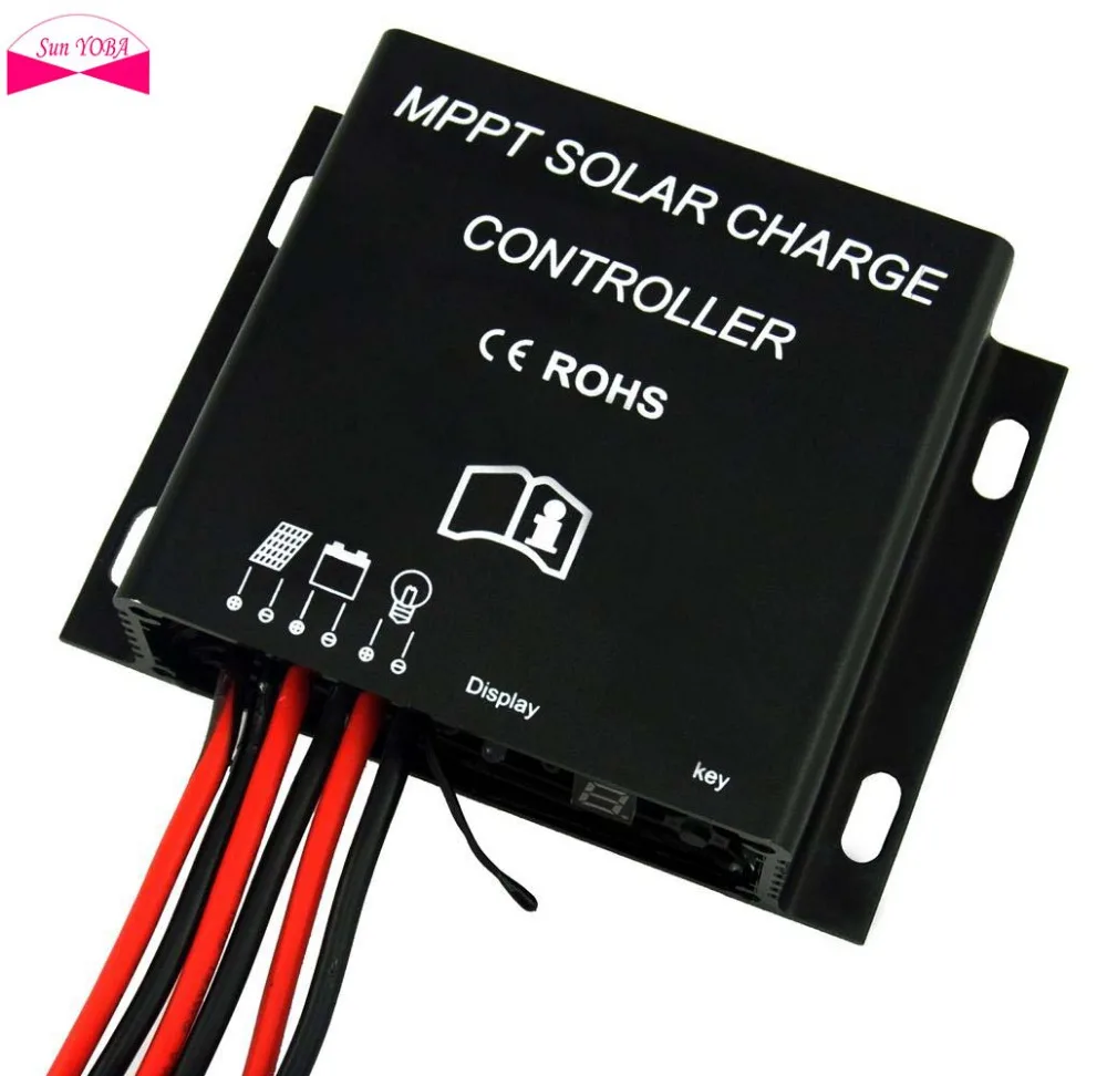 30A LED MPPT Solar Charge Controller 12V 24V Waterproof Timer IP68 360W/720W | Обустройство дома