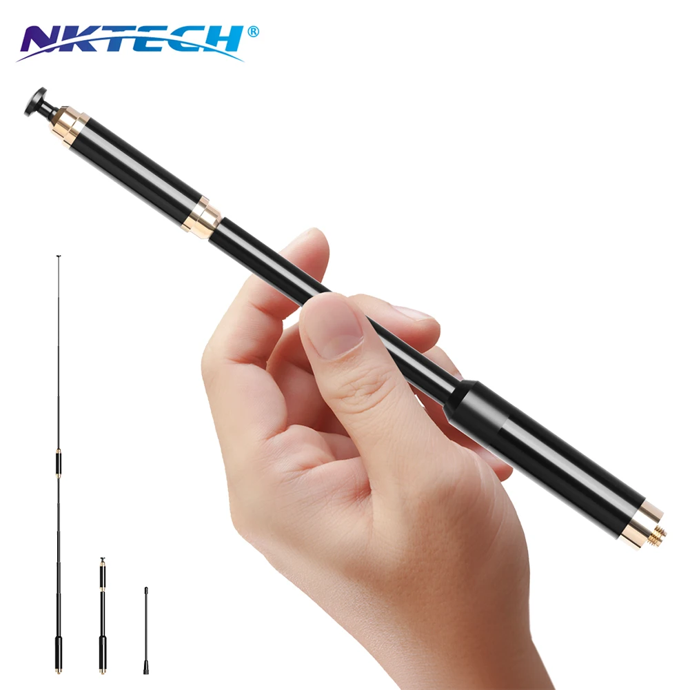 NKTECH антенны Dual Band с высоким коэффициентом усиления продлить SMA-F для BaoFeng UV-5R DM-5R UV-82