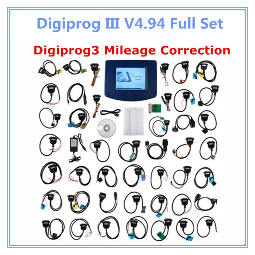 Новинка 2019 инструмент для сброса одометра Digiprog III V4.94 коррекция спидометра с