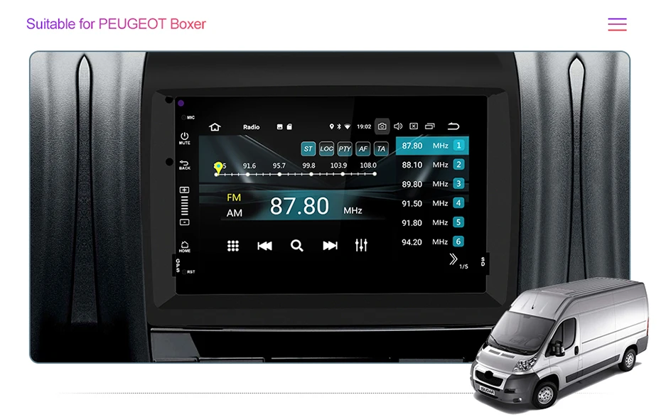 Perfect Isudar H80 Car Multimedia player Android 8.0 2 Din Autoradio For Fiat/Ducato/Peugeot/Boxer/Jumper For Parrot Voice Control DSP 6