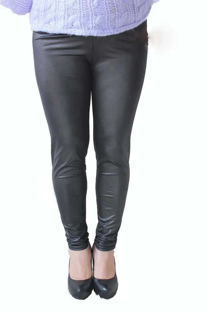 L 3XL 5XL леггинсы большого размера женские сексуальные кожаные брюки большие тяжелые женские обтягивающие капри длинные брюки
