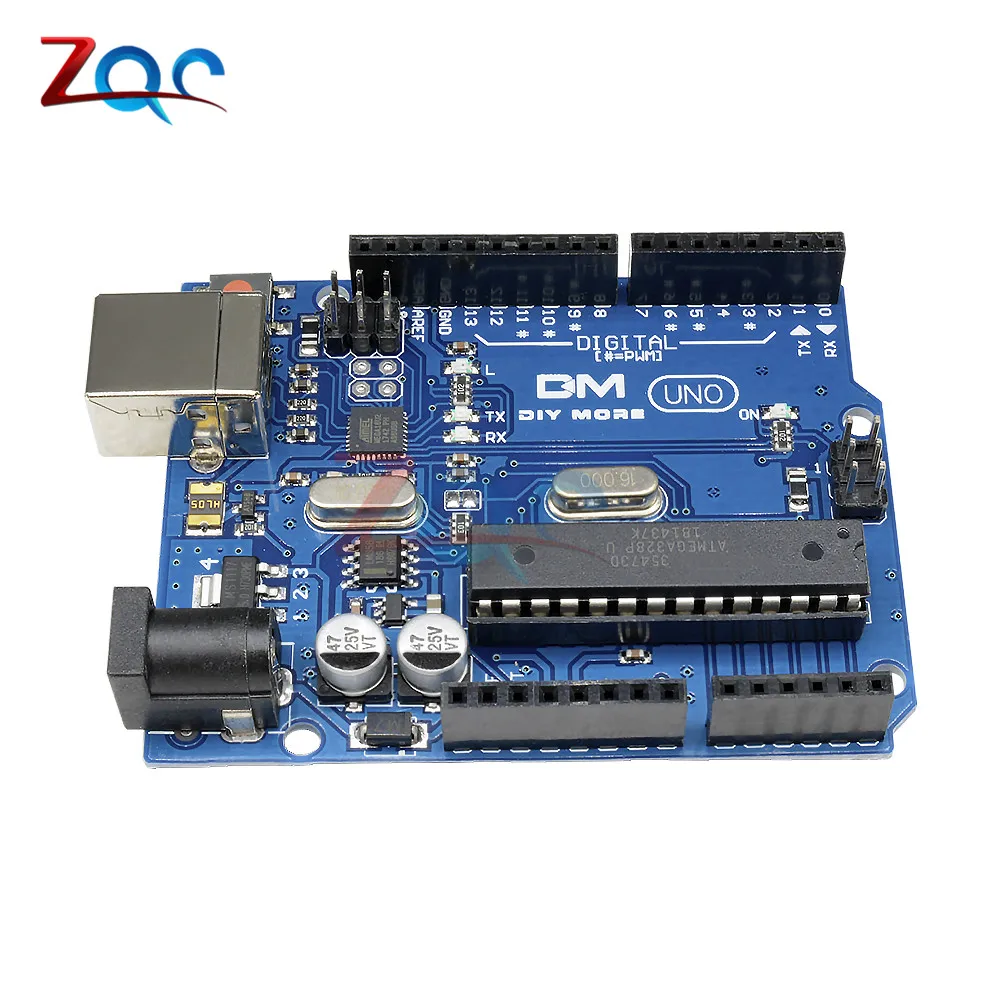 MEGA328P CH340G CH340 ATMEGA16U2 плата ввода/вывода ISP зуммер микроконтроллер для Arduino UNO R3 DC 3,3 В/5 В