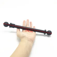 Комплект удлинительных рычагов 24 см для байдарки, удлиненное крепление на руку с двойным резиновым шариком 1 ''дюйма для Крепления ram для экшн-камер sony gopro