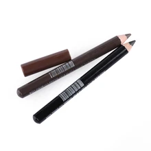 1 шт., карандаш для бровей, черный/коричневый, тонкий, для эскиза, для бровей, усилитель, тату, оттенок, ручка, косметика, стойкий макияж, инструменты