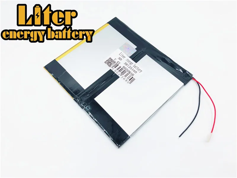 7,4 v, 8600mah 38125160 40125160 Plib(полимерный литий-ионный/литий-ионный аккумулятор) для планшетных ПК, mid, power Bank, для N10, A10