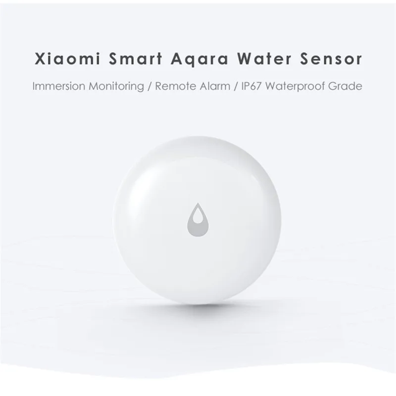 

Original Xiaomi Mijia Aqara Flood Water Immersing Sensor Water Linkage Detector for Home Remote Alarm Security Soaking Sensor