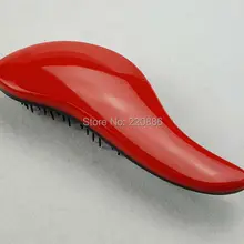 Цельнокроеное платье красного цвета, скользящая по волосам щетка для распрямления волос GIC-HB501B