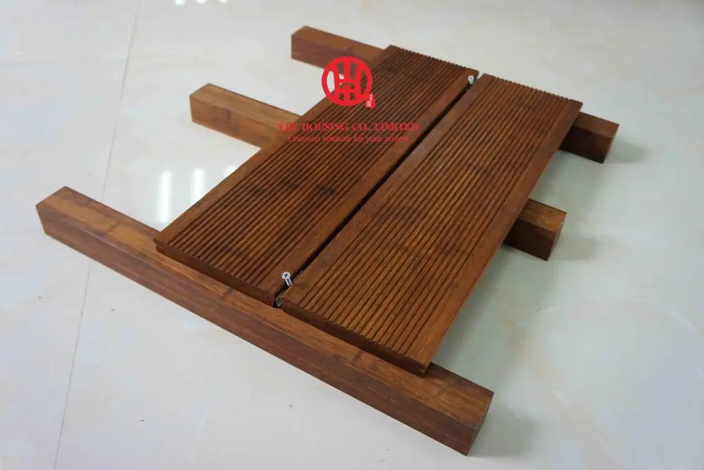 Carbonized /Natural Strand Woven Bamboo Flooring