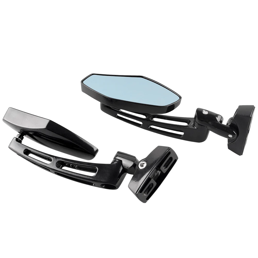 Rear View Side Rearview Wing Mirrors Set Universal For Honda Kawasaki /Suzuki /Yamaha /Ducati Etc Models All Spprt Bikes Pair